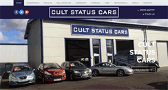 Desktop Screenshot of cultstatuscars.com